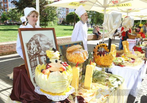 В центре Гродно прошел фестиваль сыра
