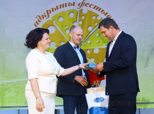 В центре Гродно прошел фестиваль сыра