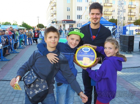 В центре Гродно прошел фестиваль сыра