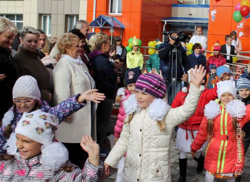 В Мозыре торжественно открыли новый детский сад, № 40