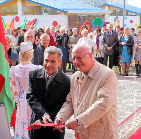В Мозыре торжественно открыли новый детский сад, № 40