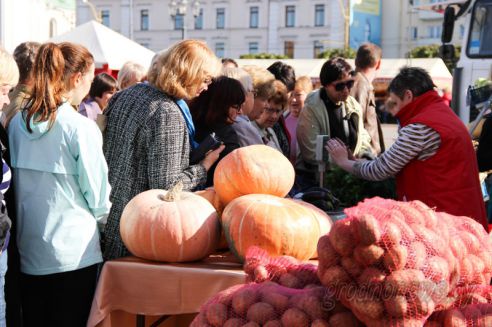 Продуктовое разнообразие: в Гродно прошла традиционная ярмарка «Золотая осень»