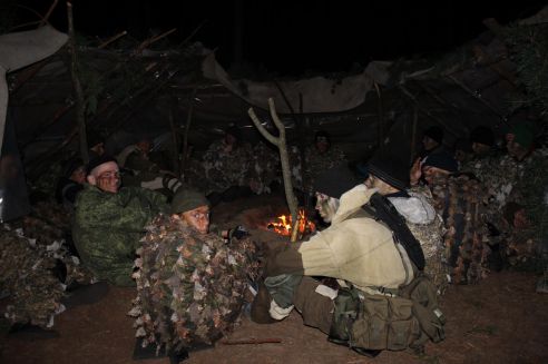 В лесу под Речицей прошли традиционные учения центра специальной подготовки «Скиф»
