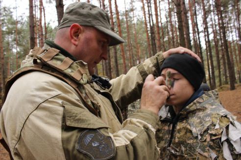 В лесу под Речицей прошли традиционные учения центра специальной подготовки «Скиф»