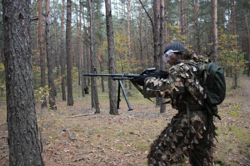 В лесу под Речицей прошли традиционные учения центра специальной подготовки «Скиф»