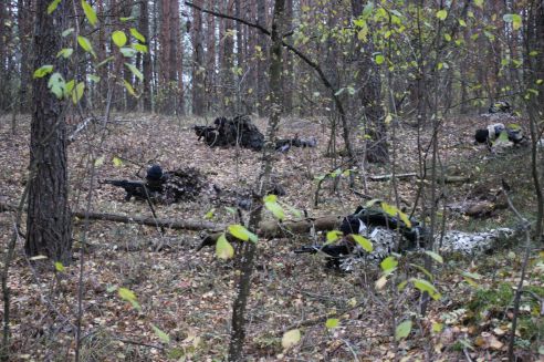 В лесу под Речицей прошли традиционные учения центра специальной подготовки «Скиф»