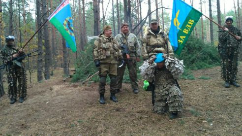 В лесу под Речицей прошли традиционные учения центра специальной подготовки «Скиф»