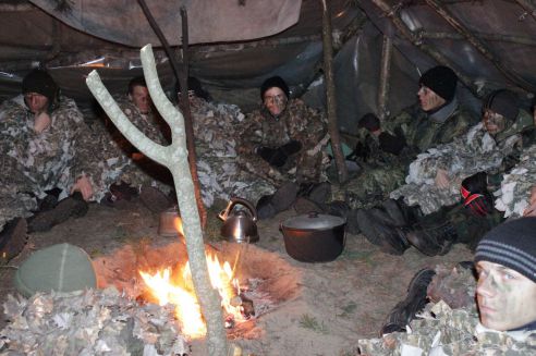 В лесу под Речицей прошли традиционные учения центра специальной подготовки «Скиф»