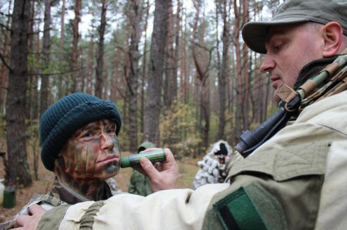 В лесу под Речицей прошли традиционные учения центра специальной подготовки «Скиф»