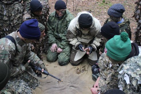 В лесу под Речицей прошли традиционные учения центра специальной подготовки «Скиф»