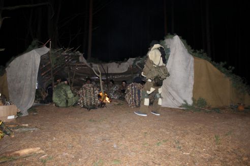 В лесу под Речицей прошли традиционные учения центра специальной подготовки «Скиф»