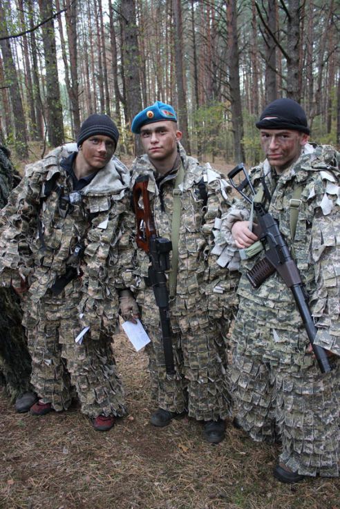 В лесу под Речицей прошли традиционные учения центра специальной подготовки «Скиф»