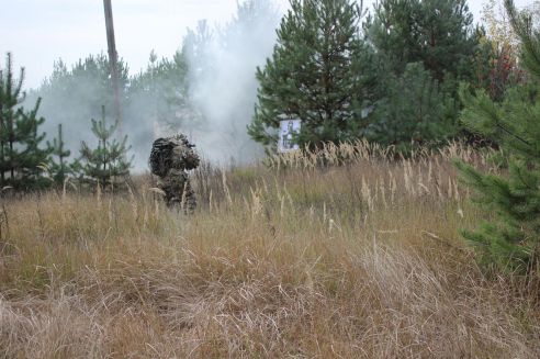 В лесу под Речицей прошли традиционные учения центра специальной подготовки «Скиф»