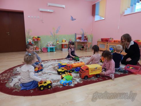 В детсадах Гродно, Лиды и Островца появились группы кратковременного пребывания