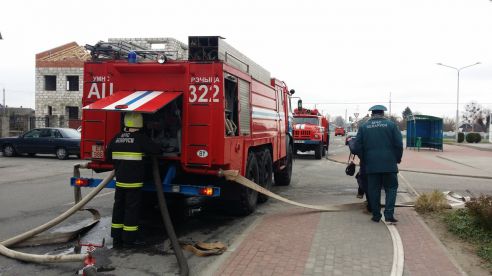 В Речице начались масштабные учения пожарных
