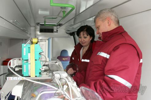 Новый реанимобиль получила областная детская клиническая больница