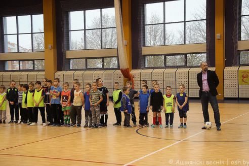 В Ошмянской ДЮСШ открылось отделение по футболу (ФОТО)