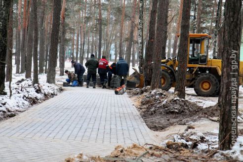 Фоторепортаж: первый день зимы в Светлогорске