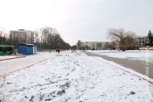 Фоторепортаж: первый день зимы в Светлогорске
