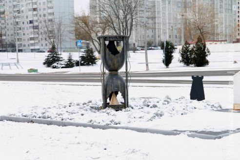 Фоторепортаж: первый день зимы в Светлогорске