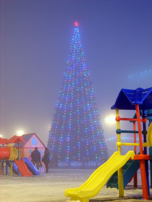 От советской до европейской. Как менялась главная городская ёлка Гомеля