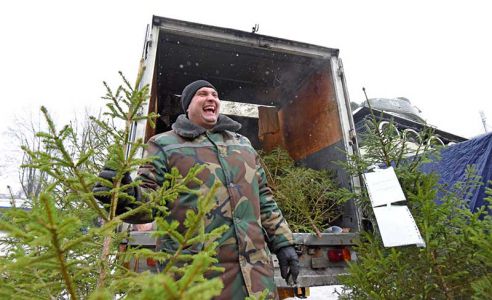 Ёлки, куры, мандарины и крымский чеснок. Узнали что почём на главной городской ярмарке