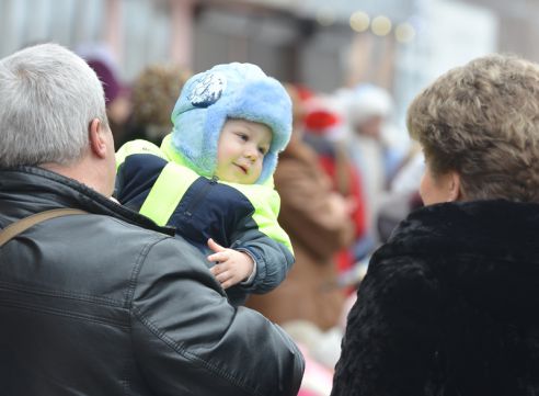 Фотофакт. Первого января гомельчане вышли на зарядку