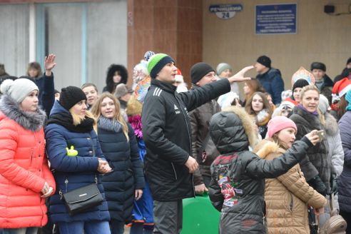 Фотофакт. Первого января гомельчане вышли на зарядку