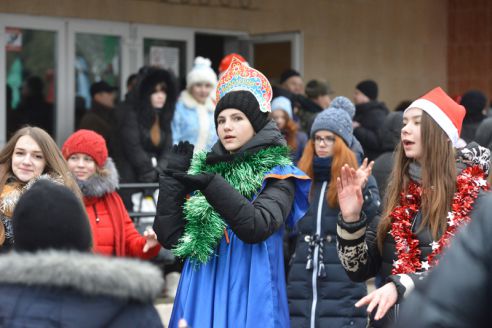Фотофакт. Первого января гомельчане вышли на зарядку