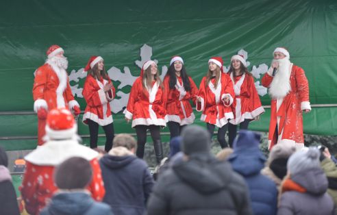 Фотофакт. Первого января гомельчане вышли на зарядку