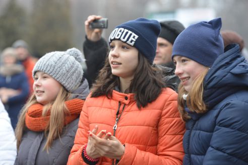 Фотофакт. Первого января гомельчане вышли на зарядку