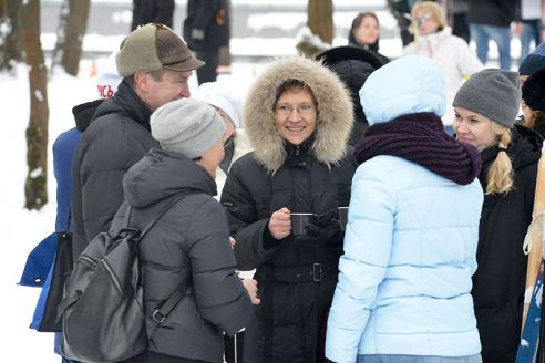 Фотофакт. Всемирный день снега отпраздновали 14 января в Гомеле