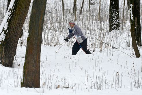 Фотофакт. Всемирный день снега отпраздновали 14 января в Гомеле