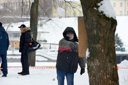Фотофакт. Всемирный день снега отпраздновали 14 января в Гомеле