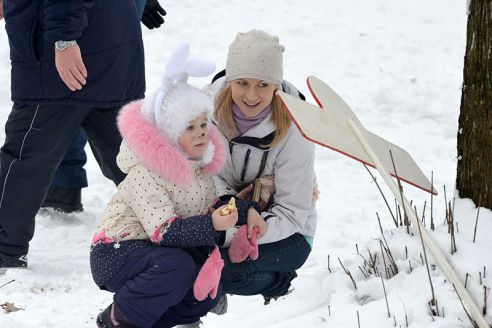Фотофакт. Всемирный день снега отпраздновали 14 января в Гомеле