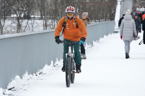 Фотофакт. Всемирный день снега отпраздновали 14 января в Гомеле