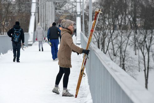 Фотофакт. Всемирный день снега отпраздновали 14 января в Гомеле
