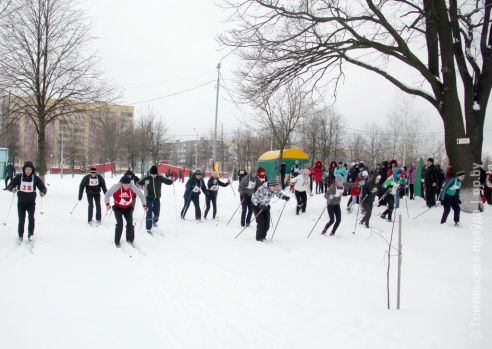 Как прошел День снега в Калинковичах