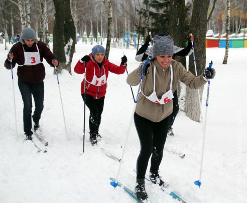 Как прошел День снега в Калинковичах