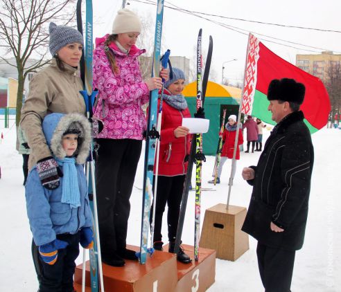 Как прошел День снега в Калинковичах