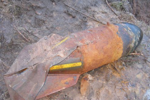 Под Светлогорском обезвредили авиабомбу, взрыв которой мог разрушить здания в радиусе 30 метров