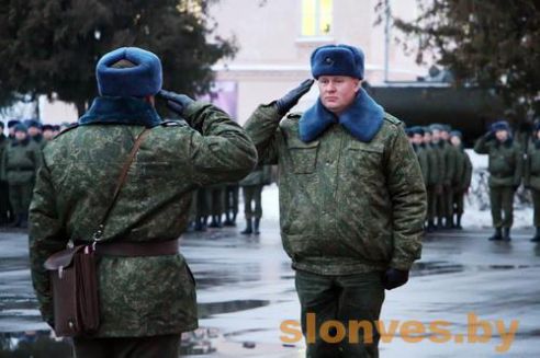 Слонимский гарнизон посетил министр обороны Беларуси (фото)
