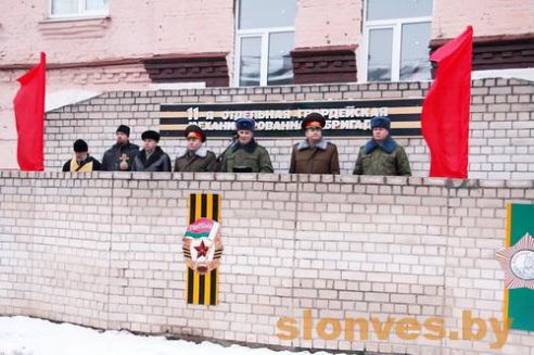 Слонимский гарнизон посетил министр обороны Беларуси (фото)