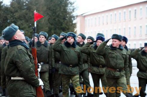 Слонимский гарнизон посетил министр обороны Беларуси (фото)