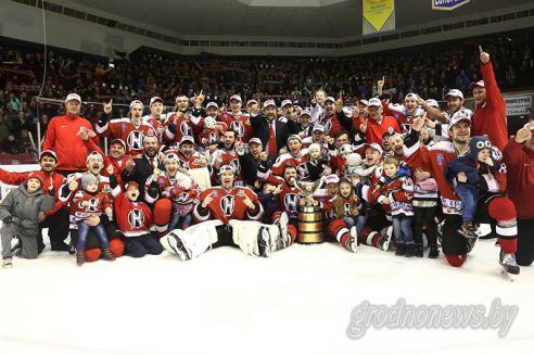 Хоккейный "Неман" - шестикратный чемпион Беларуси!