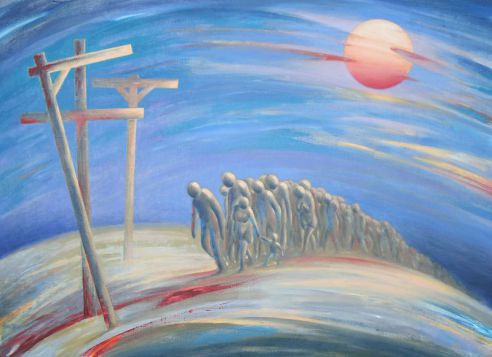 В Гомеле открылась выставка картин Петра Лукьяненко христианской тематики