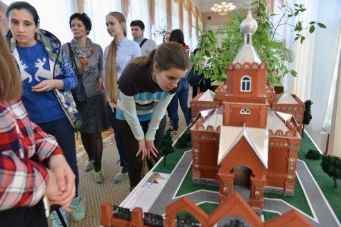 Архитектурную память Гомельской земли воплотили в макетах