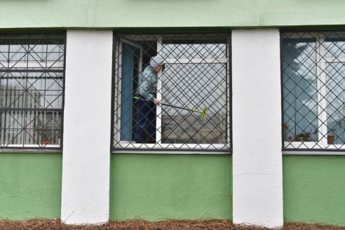 На республиканском субботнике в парке Фестивальном заложили две аллеи лип и берёз