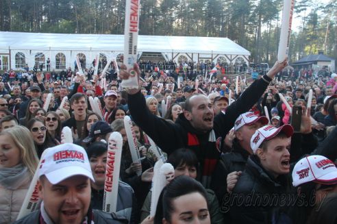 Чествование чемпионов: хоккеистам «Немана» вручили золотые медали