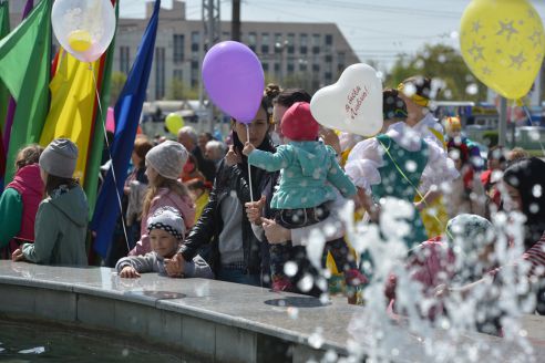 Фотофакт. Сезон фонтанов открыт в Гомеле